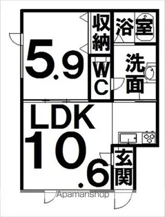 アルページュ【1階】の間取り